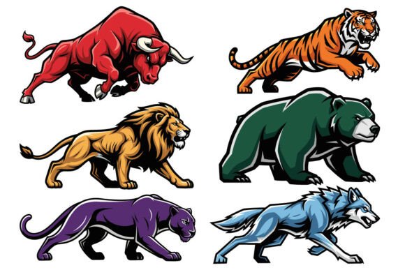 Animal Mascot & Sports Logos SVG Graphics