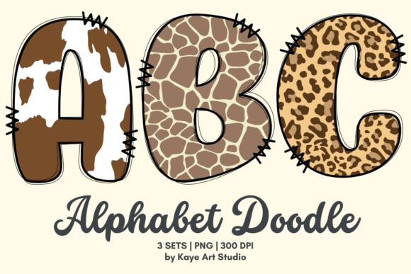 Animal Skin Alpha Clip Art Sublimation: Graphics & Illustrations
