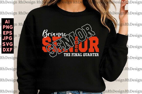 Basketball Senior Template SVG: Graphics for T-Shirt Designs