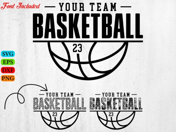 Basketball Team SVG Graphics for T-Shirt Designs