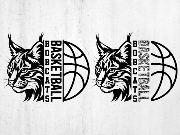 Bobcats Basketball SVG Graphics for T-Shirt Designs