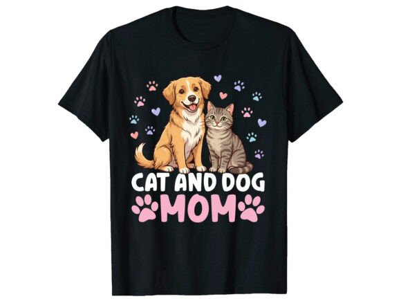 Cat Dog Mom Love Mother’s Day Graphics