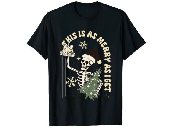 Merry As I Get Sarcastic T-Shirt Graphics