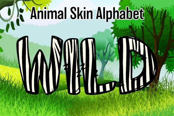 Safari Animal Alphabet Doodle Zebra: Graphics & Illustrations