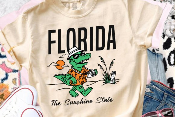 Summer SVG: Florida Graphics for T-Shirt Designs